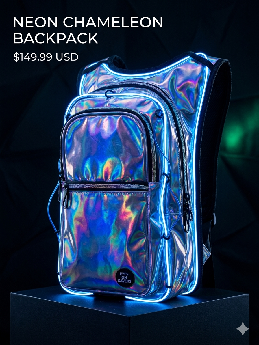Eyes on Ravers Backpack